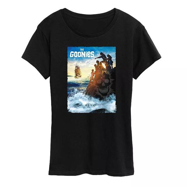 Womens The Goonies Sunset Rock Graphic Tee Product Image