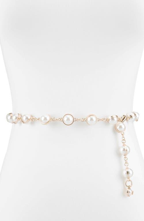 Sam Edelman Imitation Pearl Chain Belt Product Image