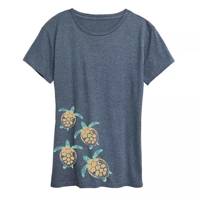 Womens Baby Turtle Trail Graphic Tee Product Image