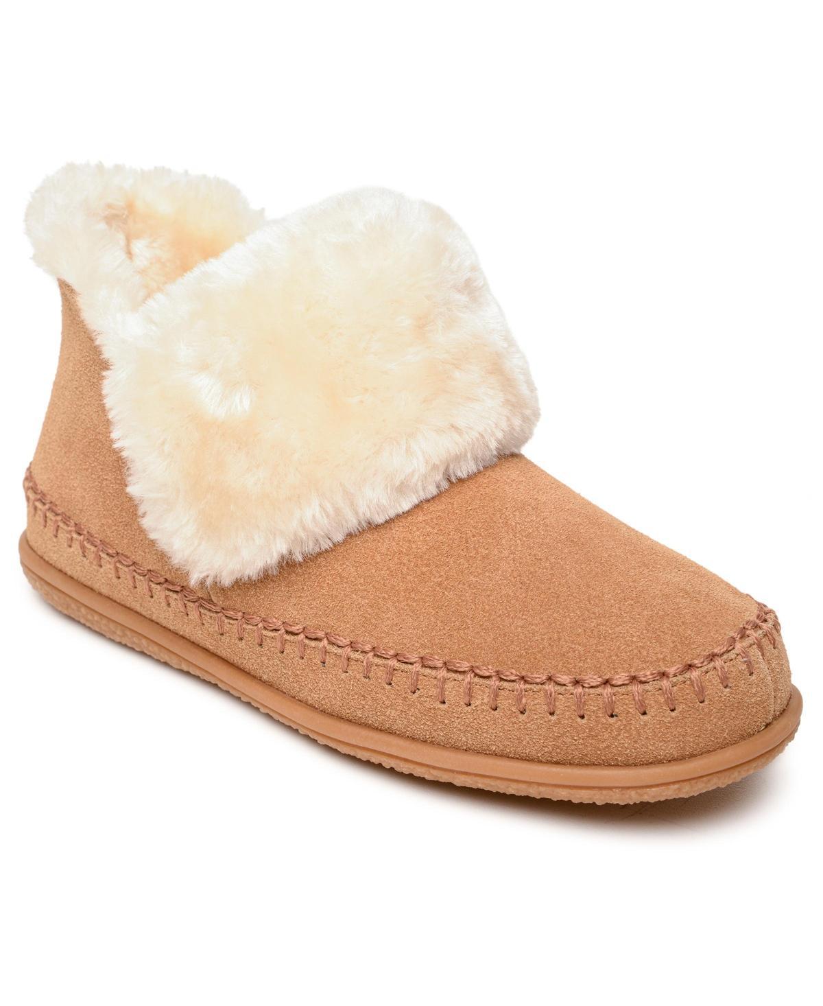 Minnetonka Womens Joanne Suede Slippers Product Image