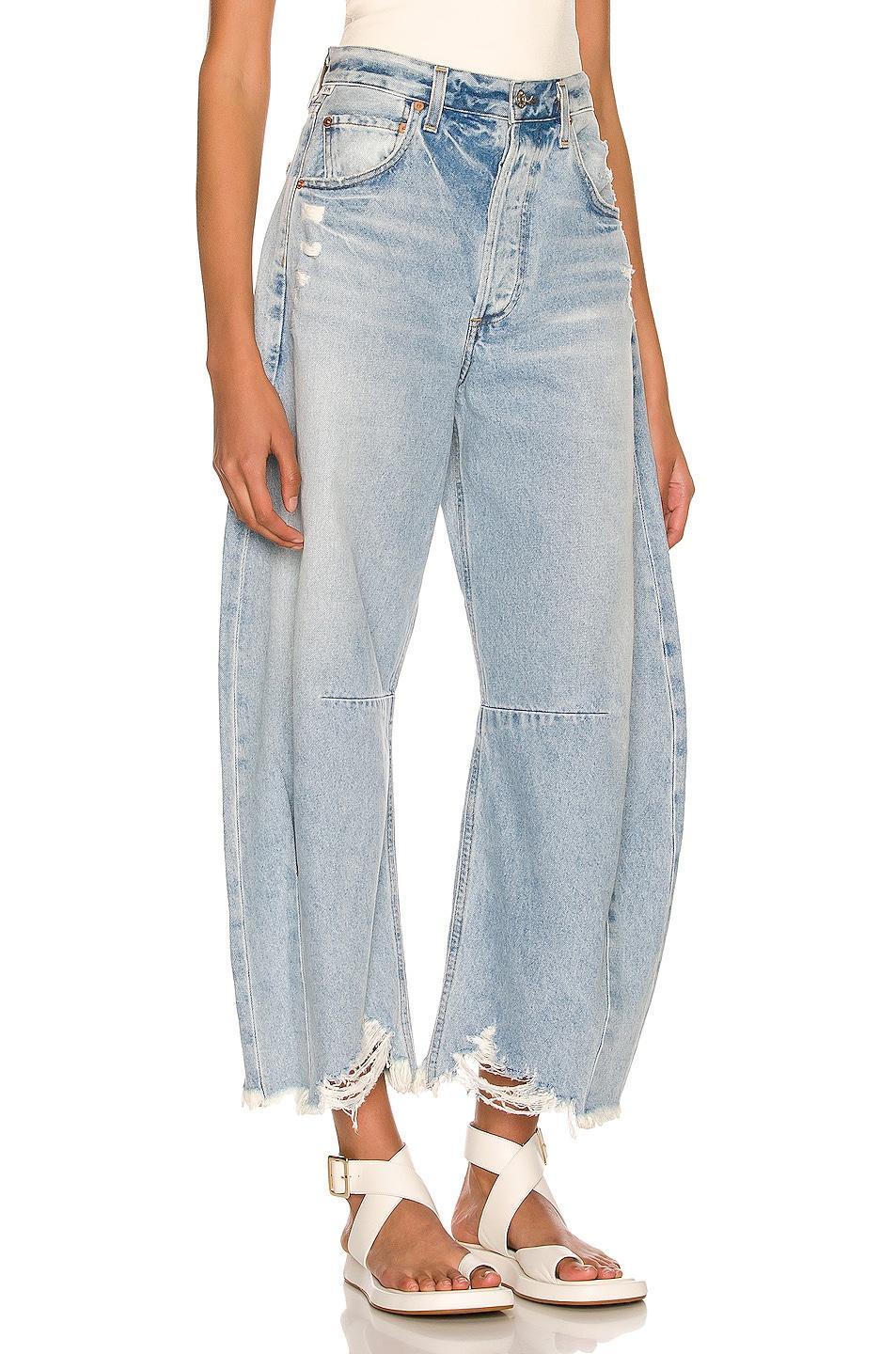 Horseshoe Wide-Leg Jeans Product Image