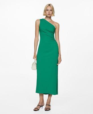 Women's Draped Details Asymmetrical Dress Product Image