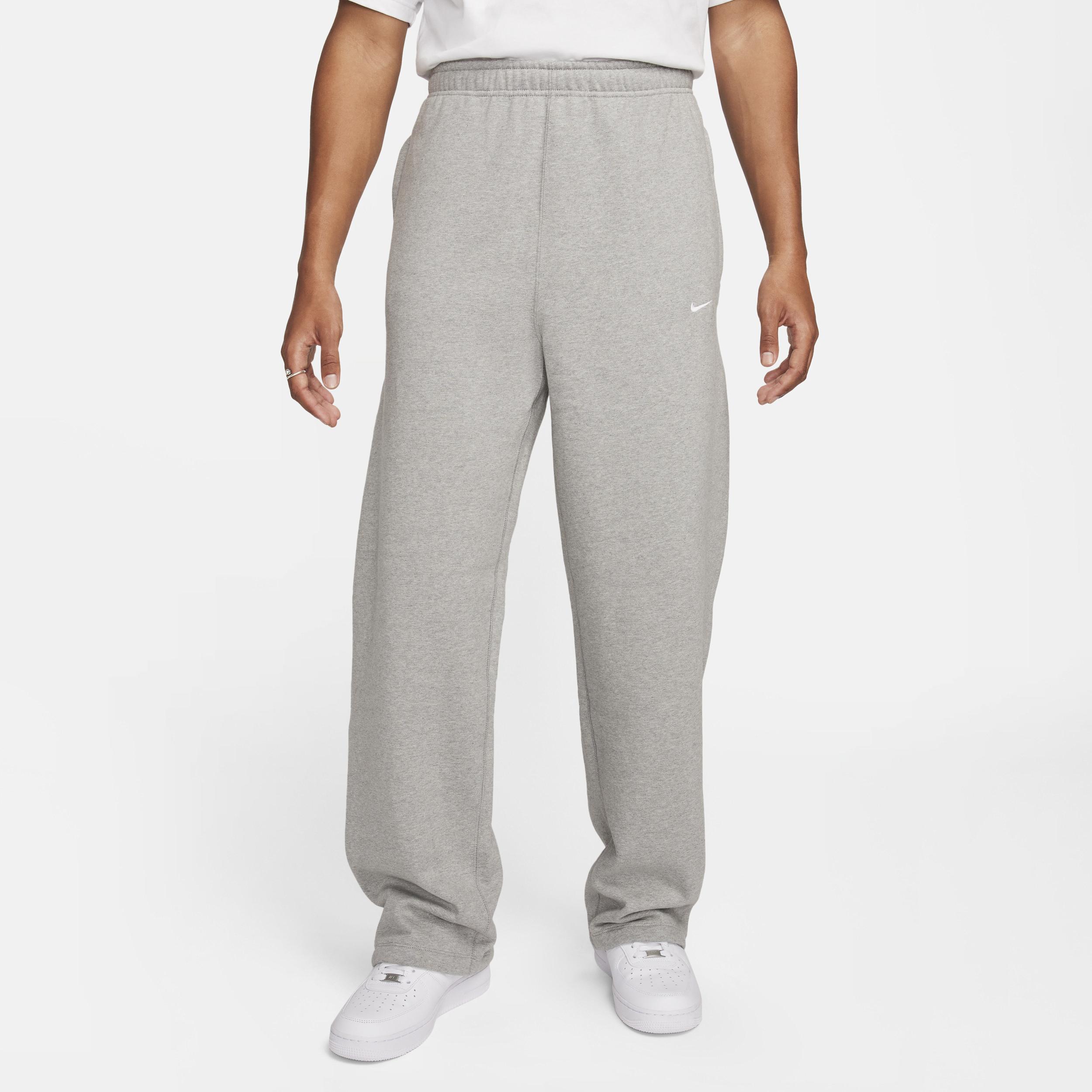 Men's Nike Sportswear Swoosh Open-Hem Fleece Pants Product Image