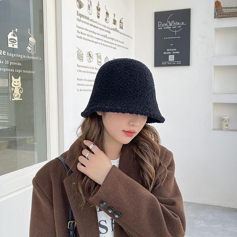 Faux Shearling Bucket Hat product image