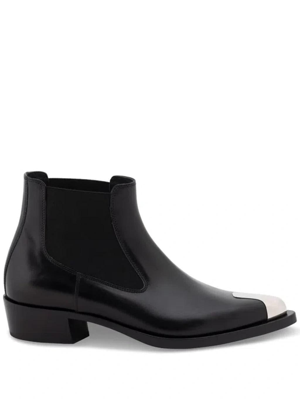 Leather Boots In Black product image