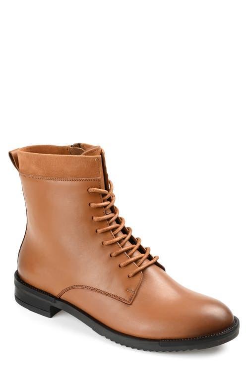 Journee Signature Natara Tru Comfort Foam Womens Leather Combat Boots Product Image