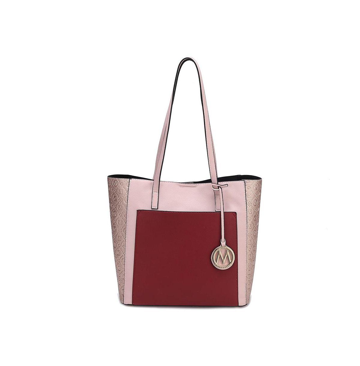 Mkf Collection Leah color-block Women s Tote Bag by Mia K Product Image