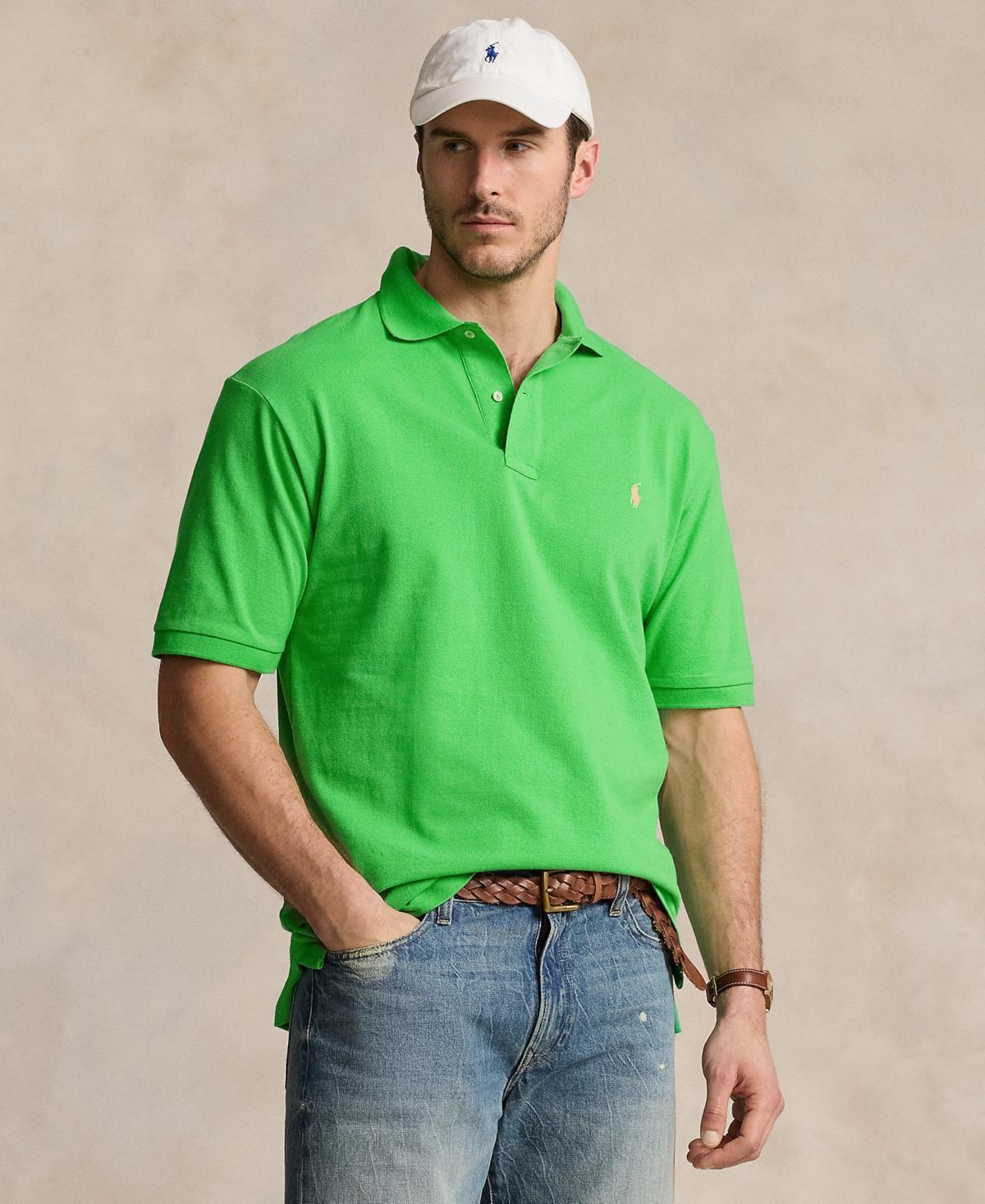 Polo Ralph Lauren Mens Big & Tall The Iconic Mesh Polo Shirt Product Image