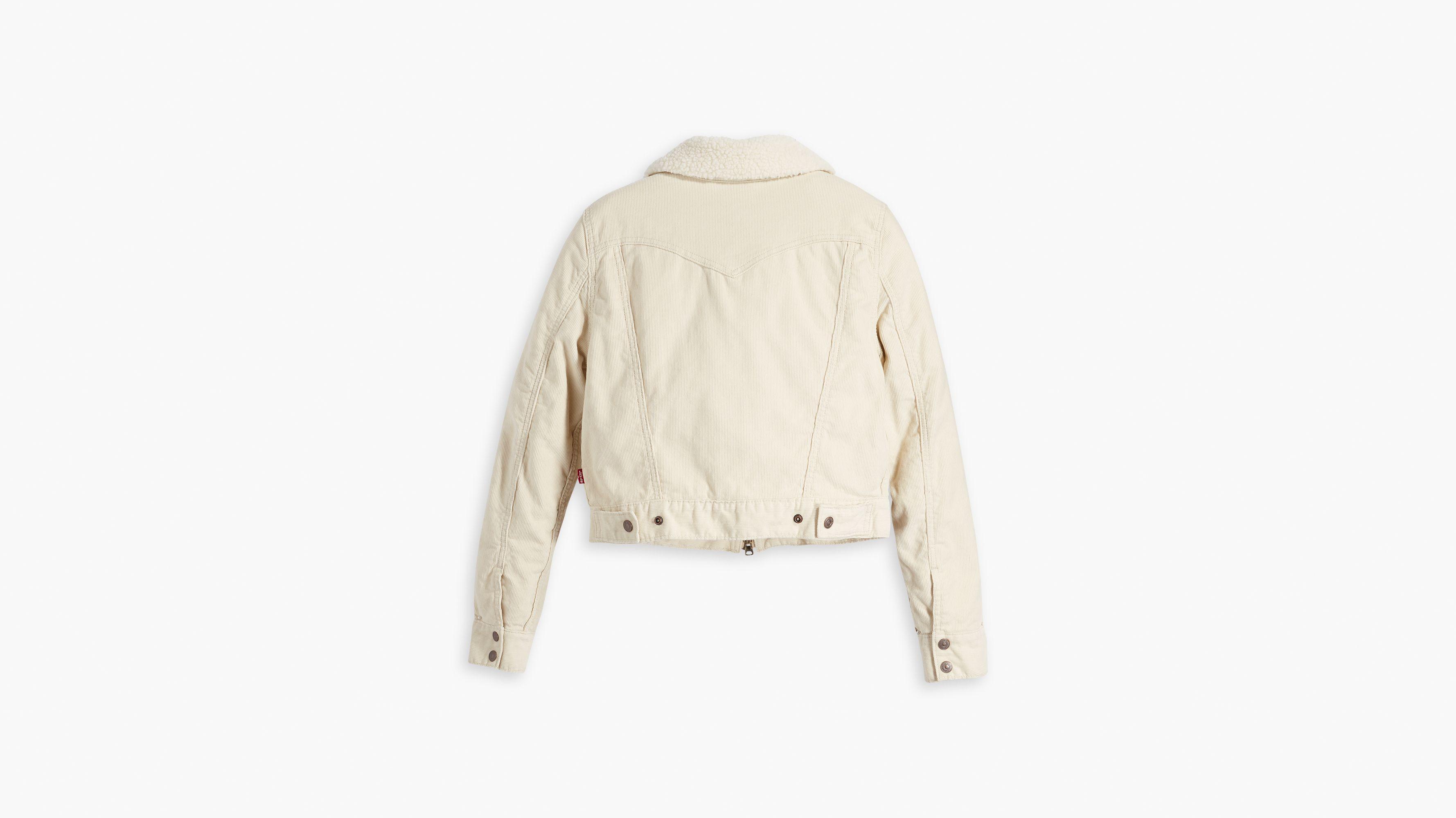 Levi's Sherpa Corduroy Trucker Jacket - Women's Product Image