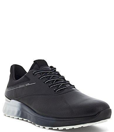 ECCO Mens S-Three Waterproof Leather Golf Shoes Product Image