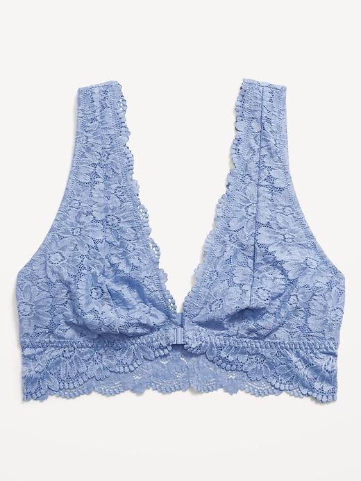 Lace Front-Close Bralette Product Image