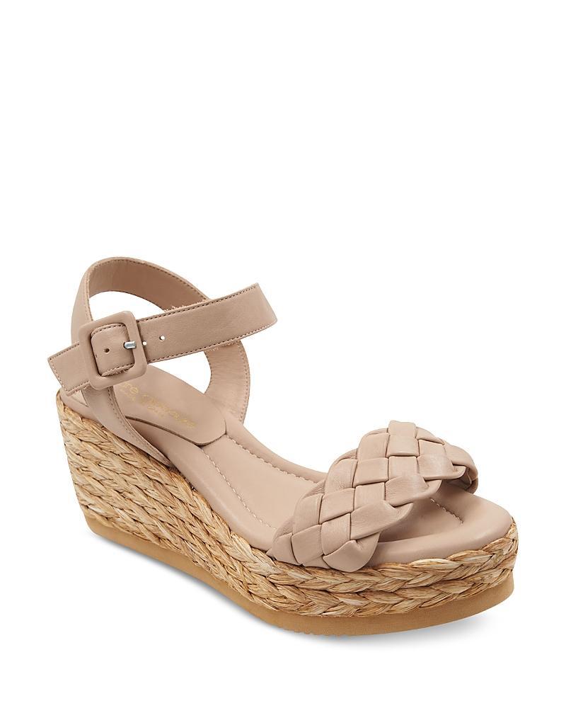 Andre Assous Womens Cecilia Braided Strap Espadrille Wedge Heel Platform Sandals Product Image