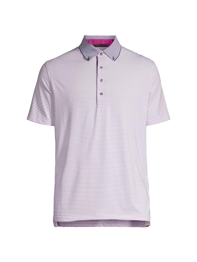 Mens Sahalee Striped Polo Shirt Product Image