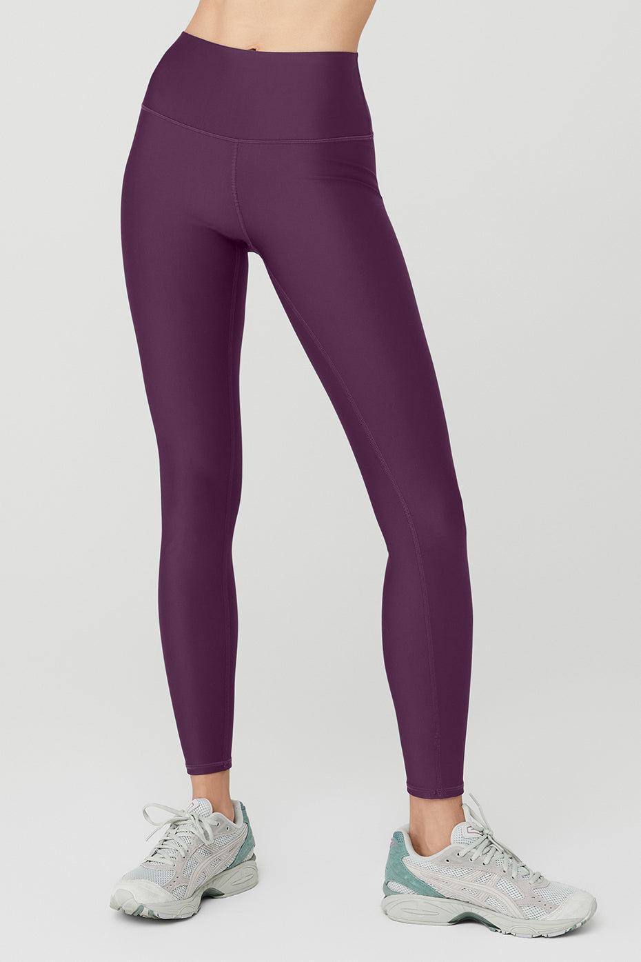 7/8 High-Waist Airlift Legging - Dark Plum Product Image