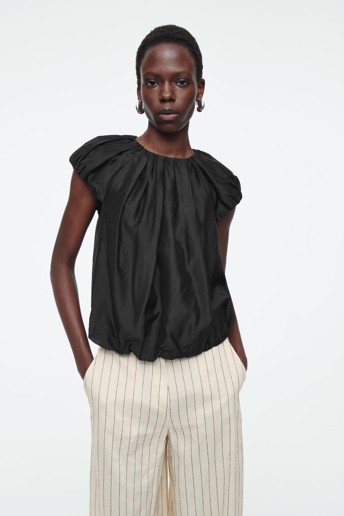 VOLUMINOUS PARACHUTE BLOUSE Product Image