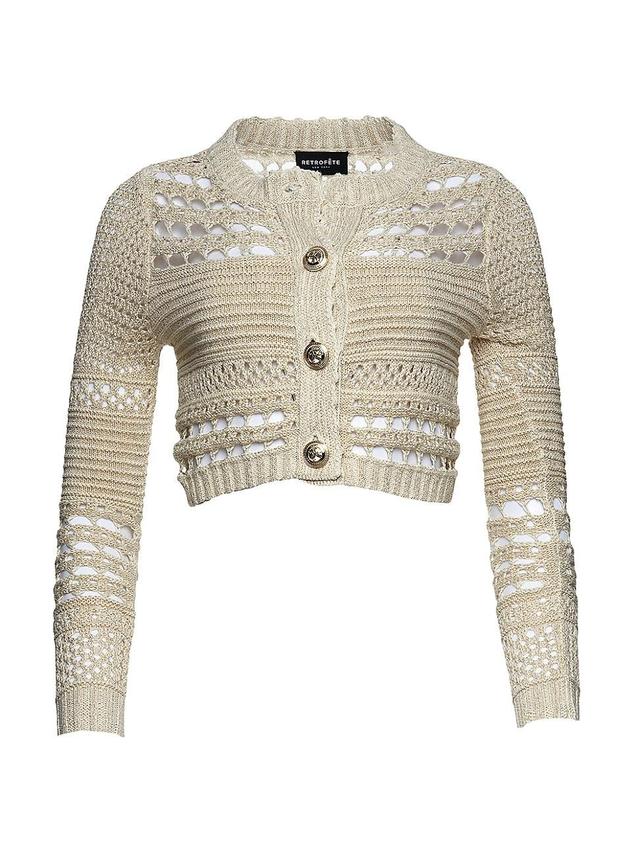 Womens Nico Crochet Cardigan Product Image