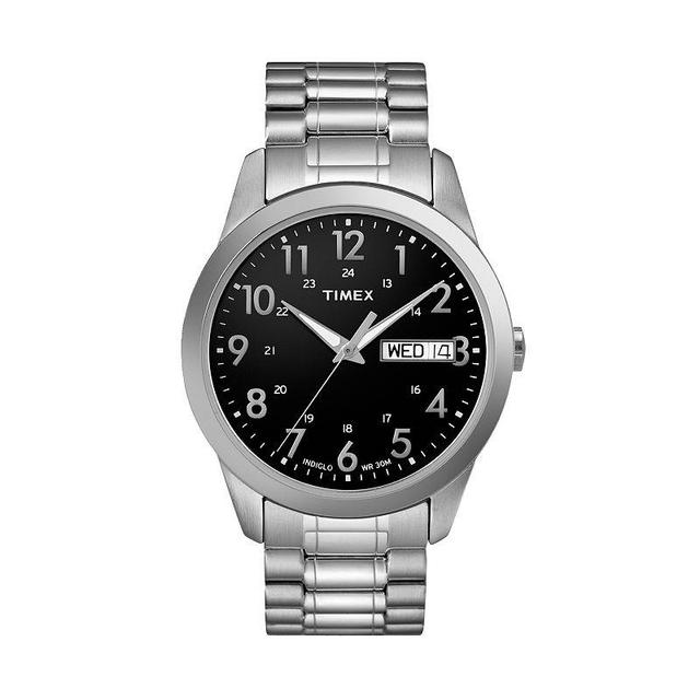 Timex Mens Stainless Steel Expansion Watch - T2M932 9J Silver Tone Product Image