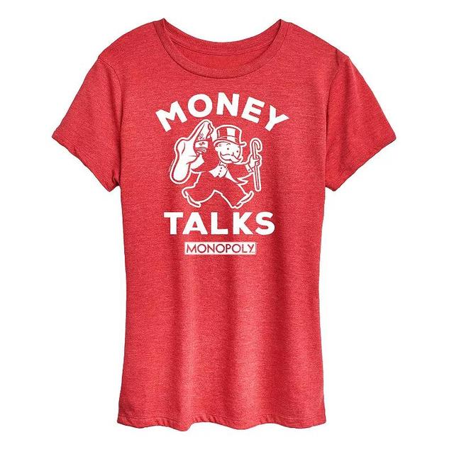 Womens Monopoly Money Talks Graphic Tee Product Image