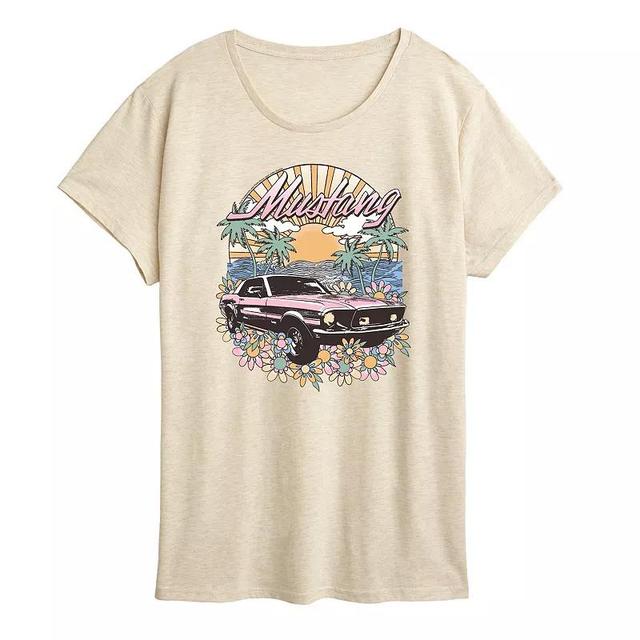 Womens Ford Vintage Mustang Graphic Tee Product Image