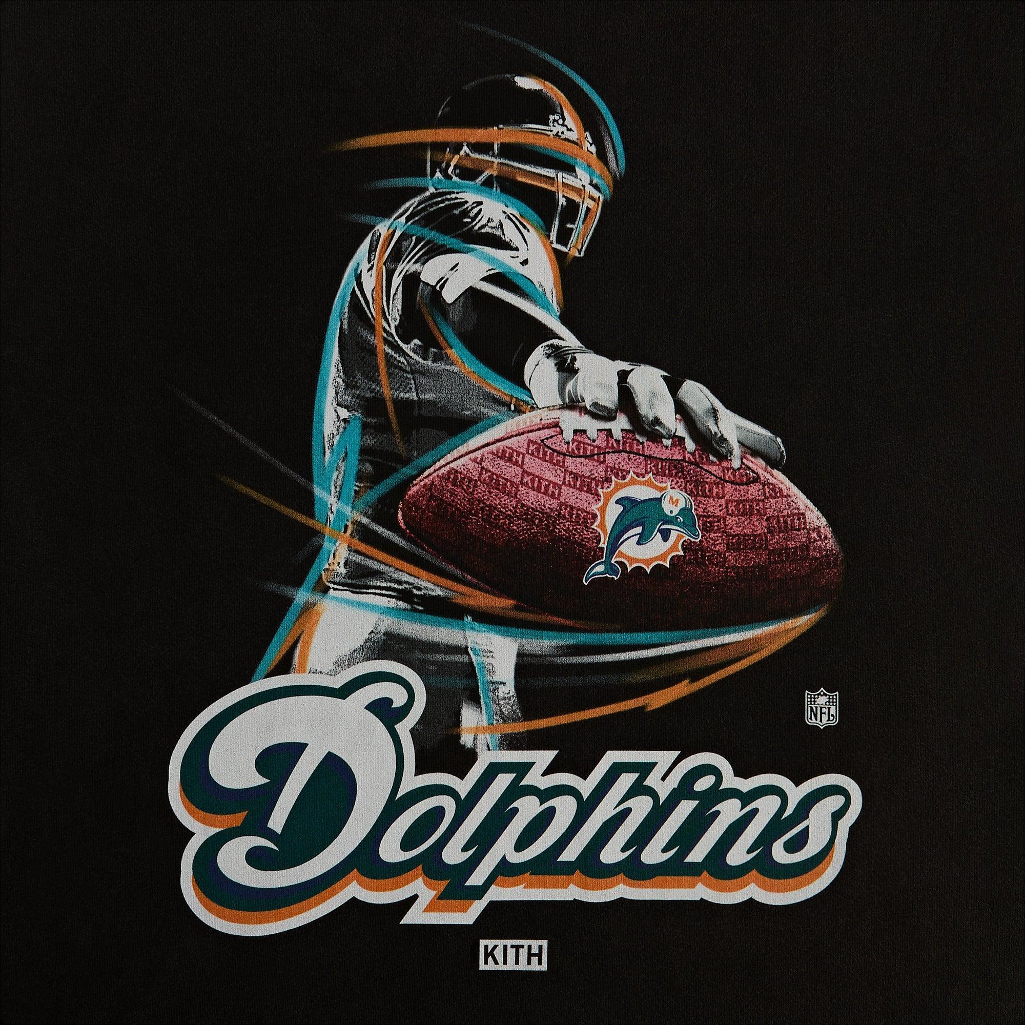 Kith & '47 for the NFL: Dolphins Vintage Long Sleeve Tee - Black Male Product Image