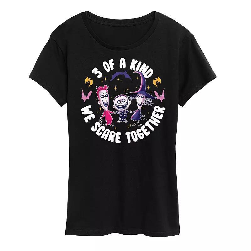 Disneys The Nightmare Before Christmas Womens We Scare Together Graphic Tee product image