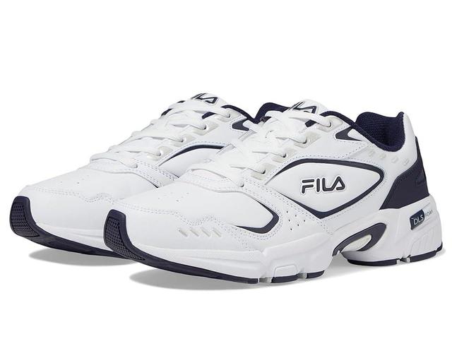 Fila Memory Decimus (Fila Navy/Metallic Silver) Men's Running Shoes Product Image