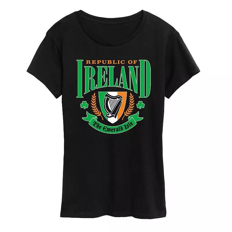 Womens Republic of Ireland Graphic Tee, Girls Product Image