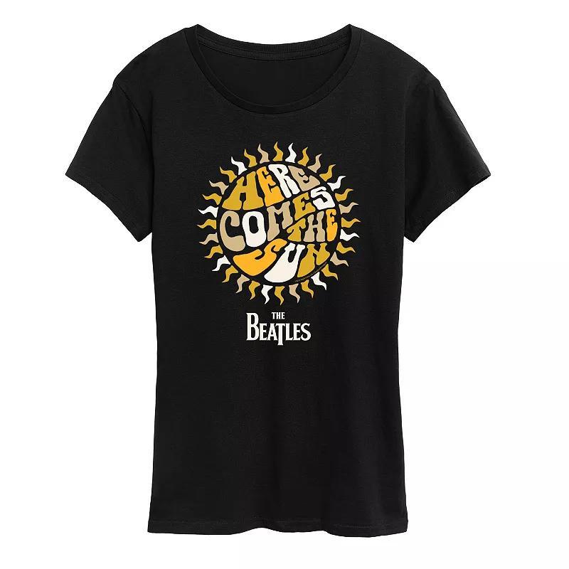 Womens The Beatles Here Comes The Sun Graphic Tee Product Image