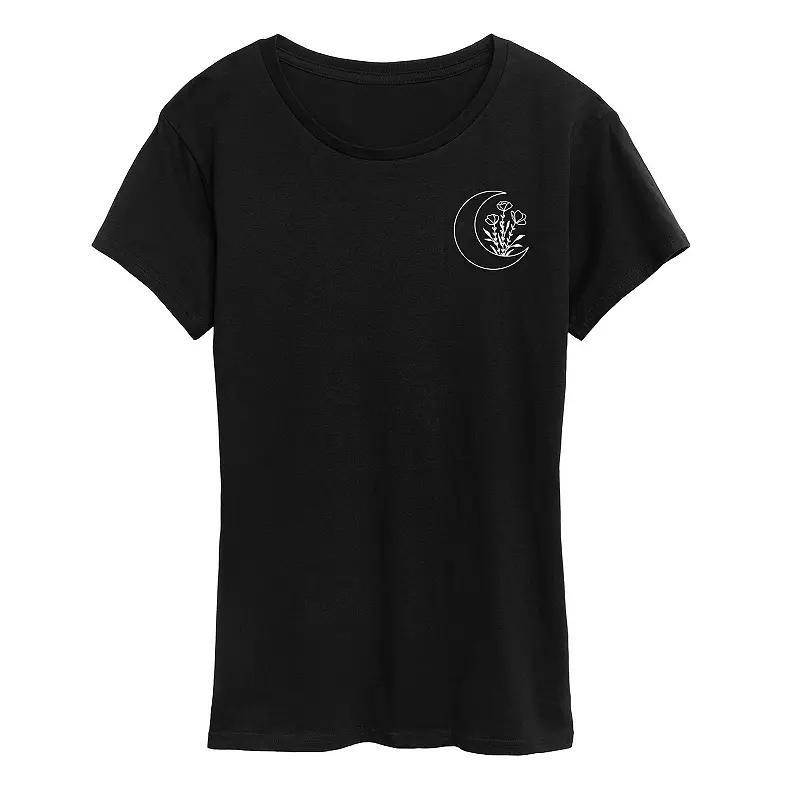 Womens Plant Mom Graphic Tee Black Product Image