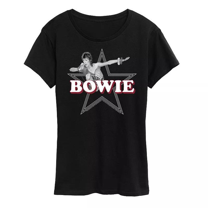 Womens Bowie Logo Star Graphic Tee Product Image