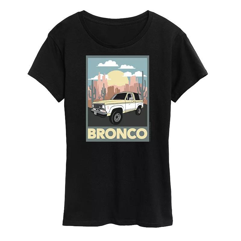 Womens Ford Bronco Desert Graphic Tee Product Image