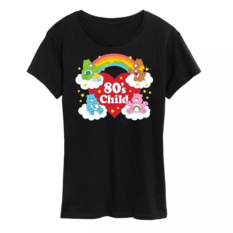 Womens Care Bears 80s Child Graphic Tee, Girls Product Image