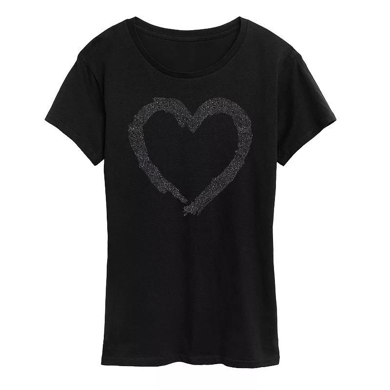 Womens Be Kind Graphic Tee Black Product Image