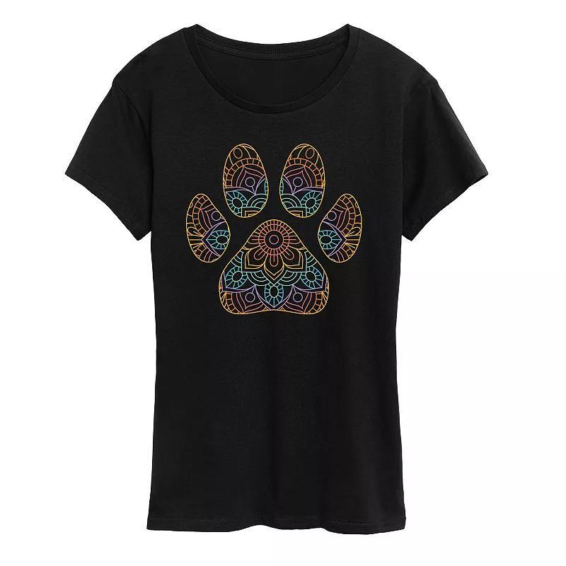 Womens Celestial Luna Moth Graphic Tee Product Image