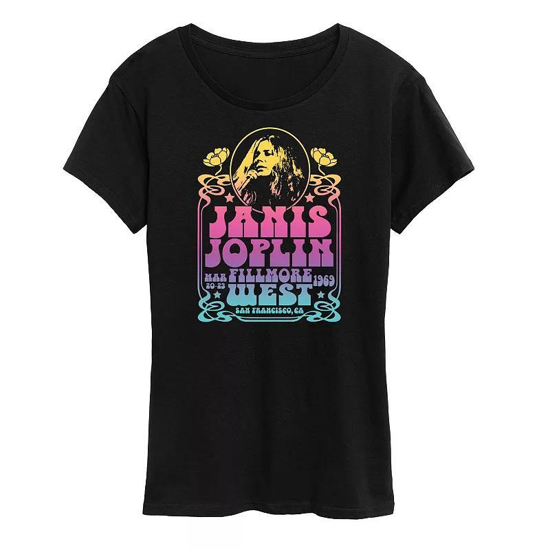 Womens Janis Joplin Fillmore West Graphic Tee, Girls Product Image