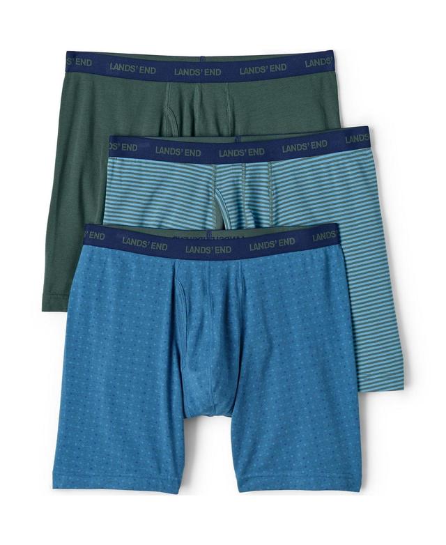 Lands End Mens Tall Comfort Knit Boxer 3 Pack Product Image