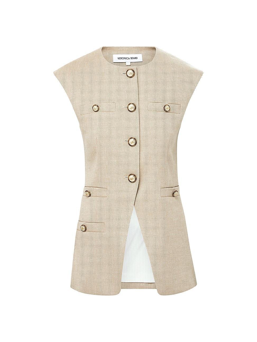 Tamara Linen-Blend Vest Product Image