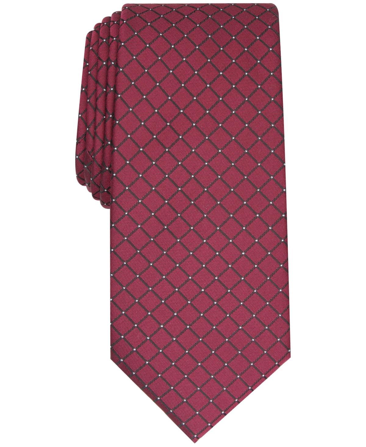 Alfani Mens Malone Grid Slim Tie, Created for Macys Product Image