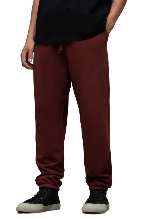 AllSaints Underground Relaxed Fit Organic Cotton Sweatpants Product Image