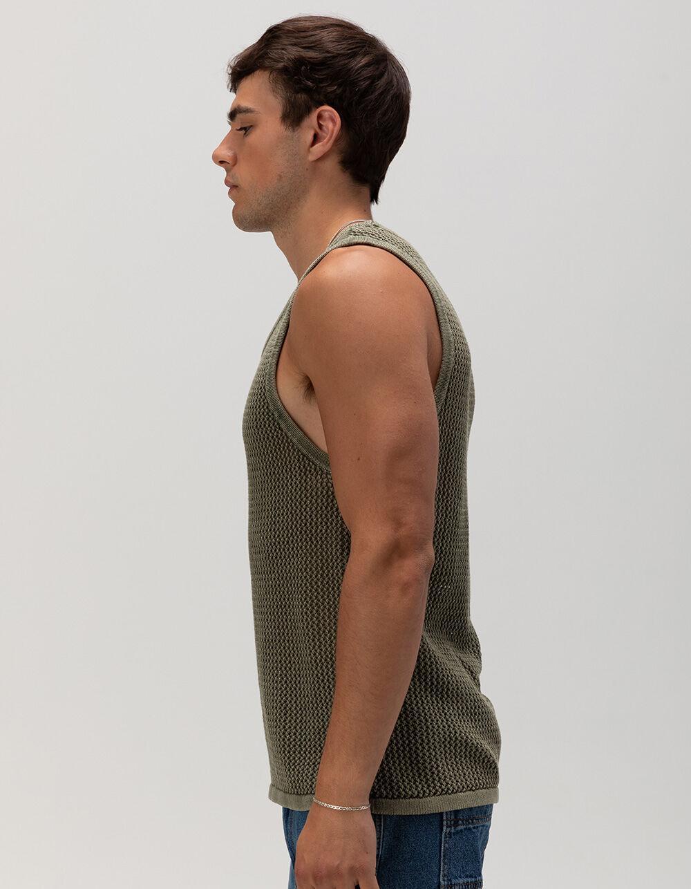 RSQ Mens Crochet Tank Top Product Image