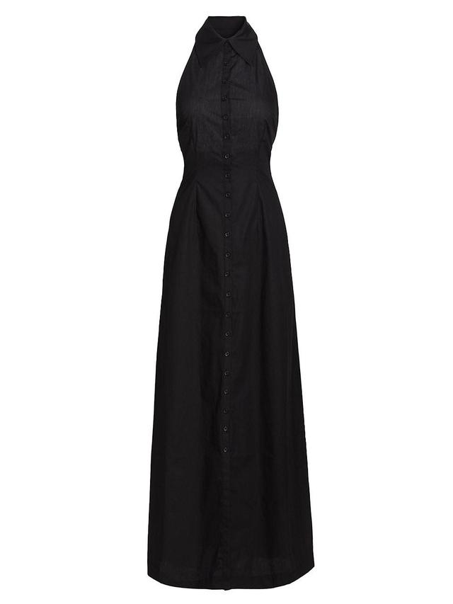 Womens Layton Sleeveless Maxi Shirtdress Product Image