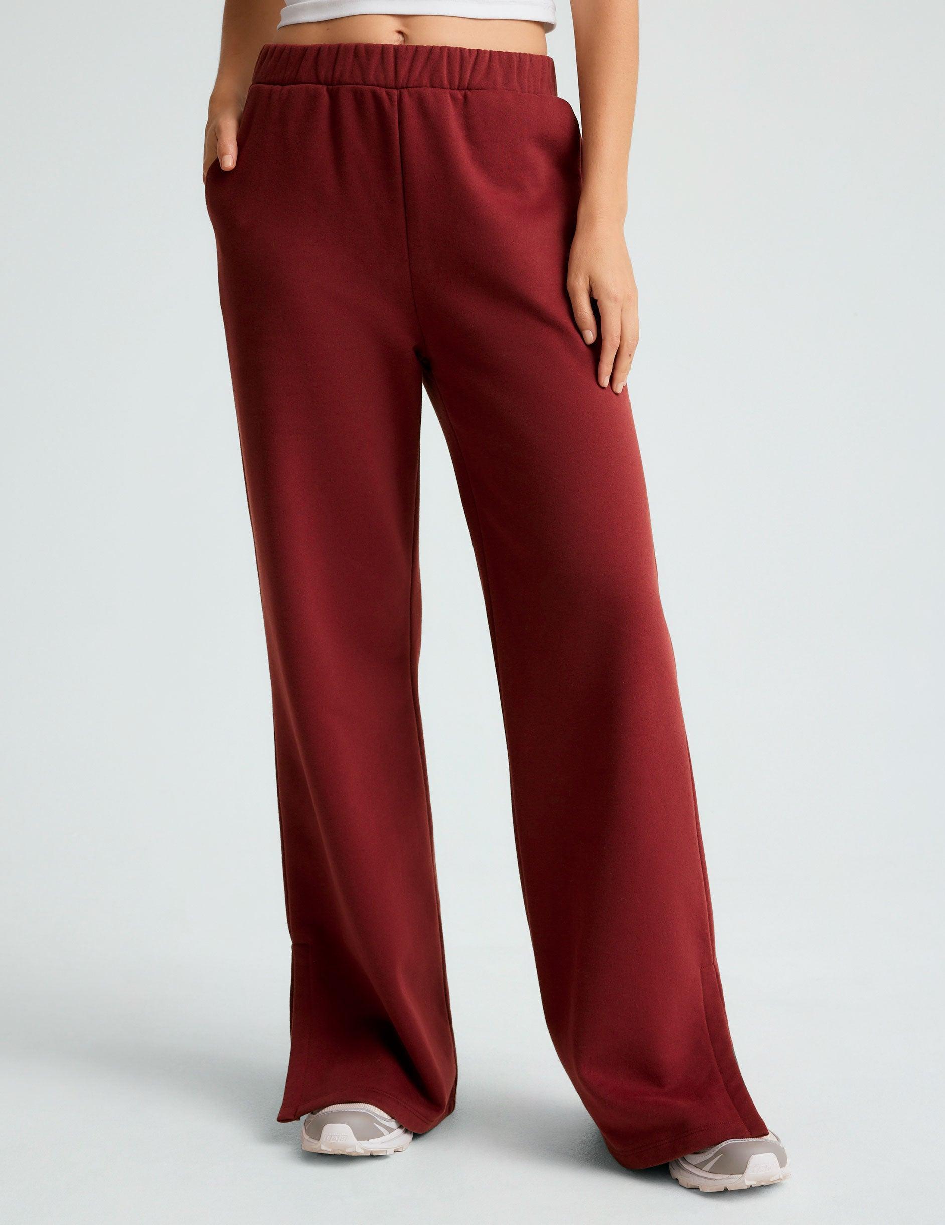 Open Ended Mid Rise Wide Leg Pant Product Image