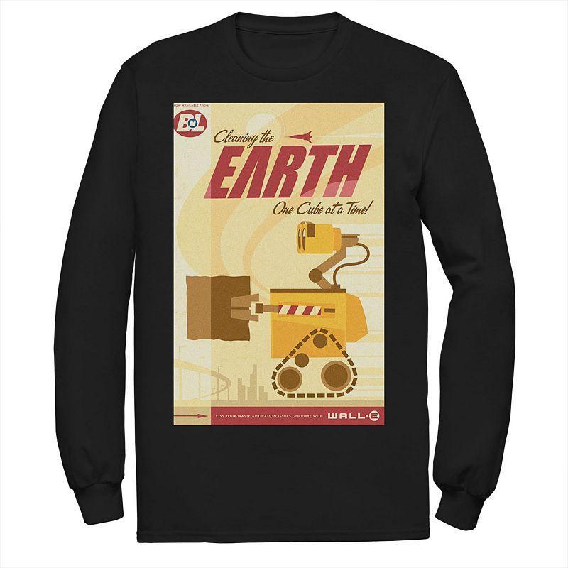 Disney / Pixars WALL-E Mens Cleaning The Earth One Cube At A Time Tee Product Image