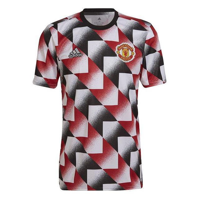 Mens adidas White Manchester United 2022 Pre-Match Top Product Image