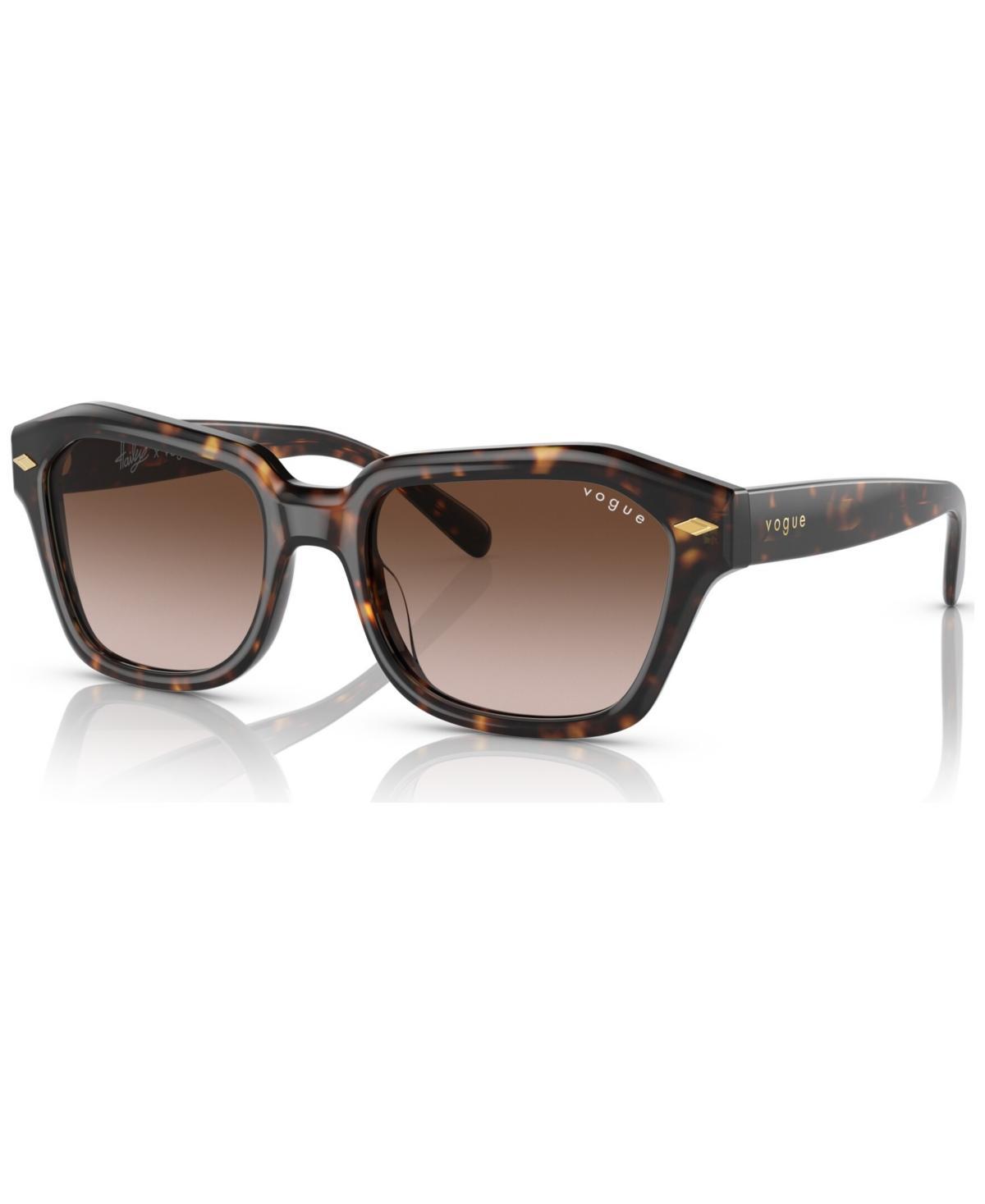 Prada 54mm Gradient Polarized Square Sunglasses Product Image