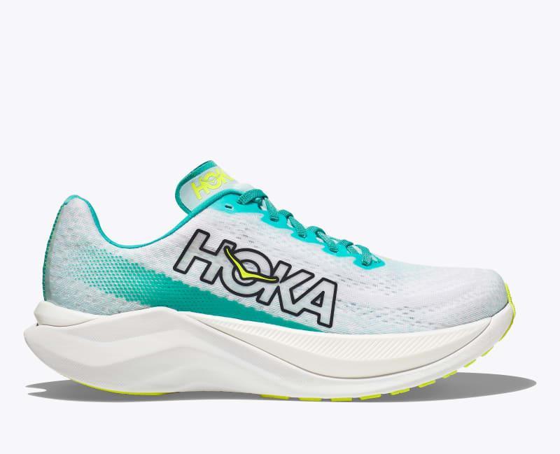 HOKA Womens Mach X Shoes in Cerise/Cloudless, Size 5 Product Image