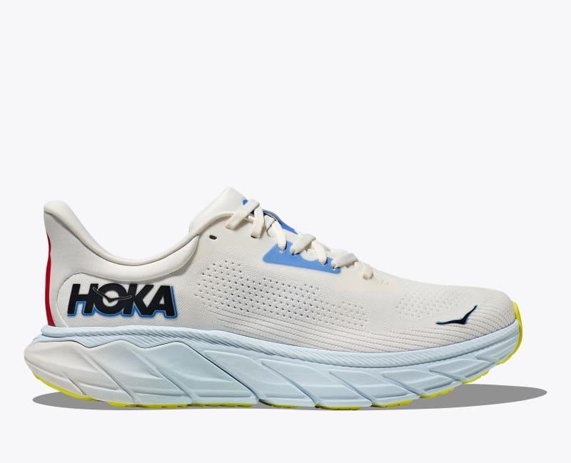 HOKA Mens Arahi 7 Shoes in Stardust/Electric Cobalt, Size 12 Product Image