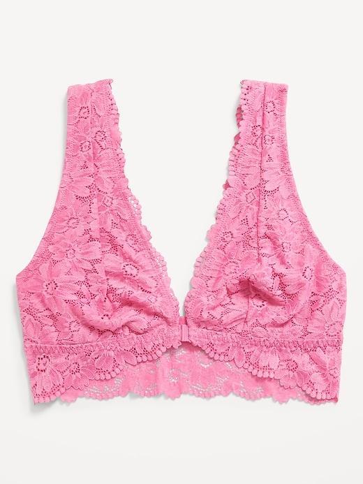 Lace Front-Close Bralette Product Image