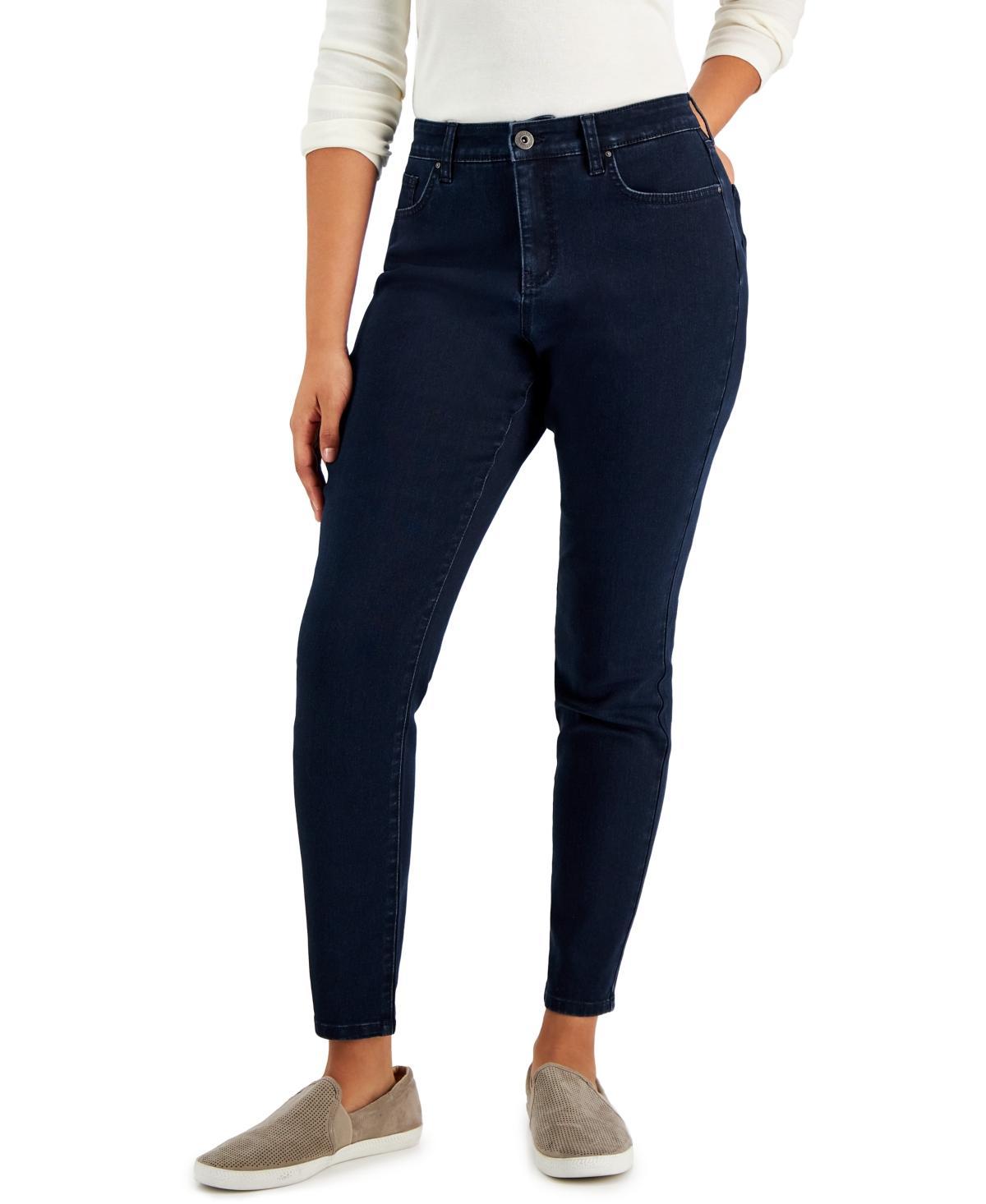 Style & Co Womens Curvy-Fit Mid-Rise Skinny Jeans, Regular, Short and Long Lengths, Created for Macys Product Image