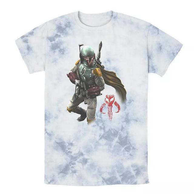 Mens Star Wars Boba Fett Grunge Profile Tee, Boys Product Image